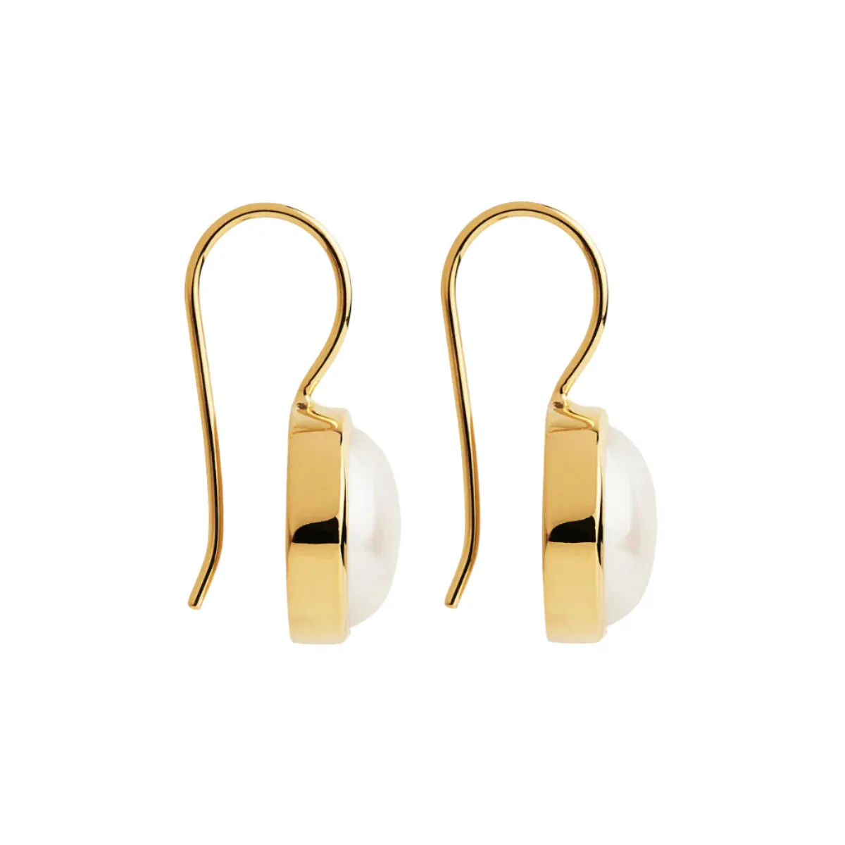 Najo Jewellery Najo - Chroma Pearl Earrings Gold Plated