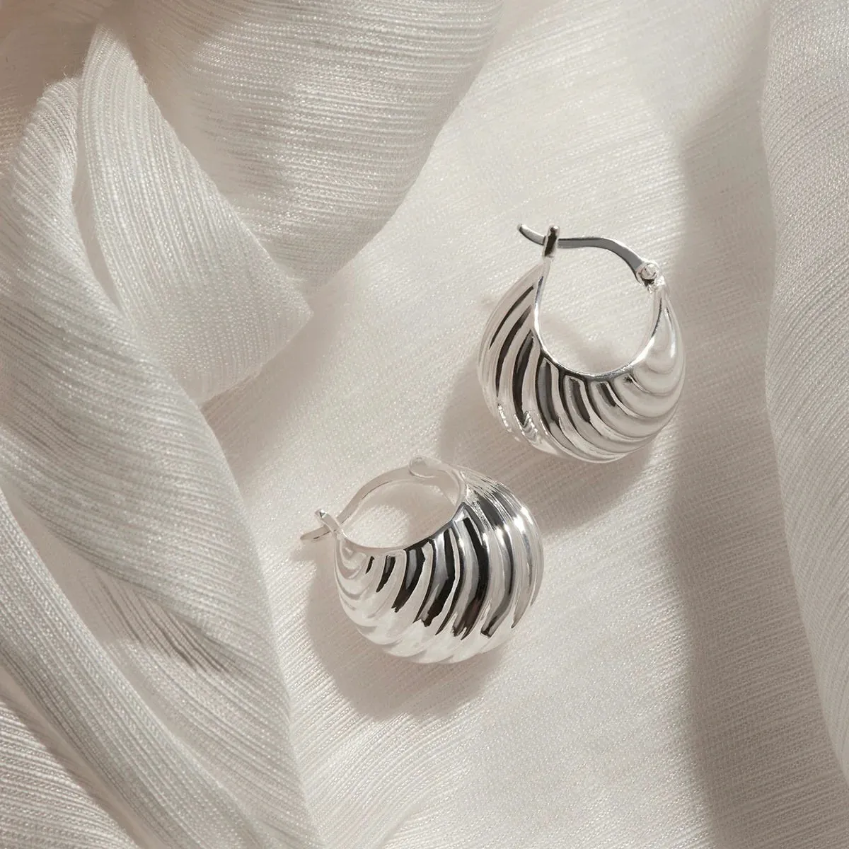 Najo Jewellery Najo - Cloud Catcher Hoop Earrings