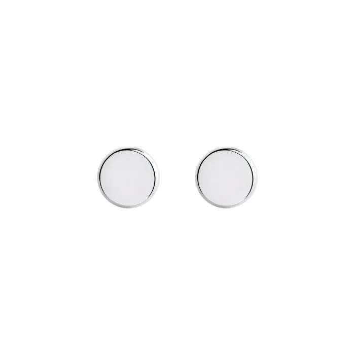 Najo Jewellery Najo - Clásico Round Men’s Silver Cufflinks