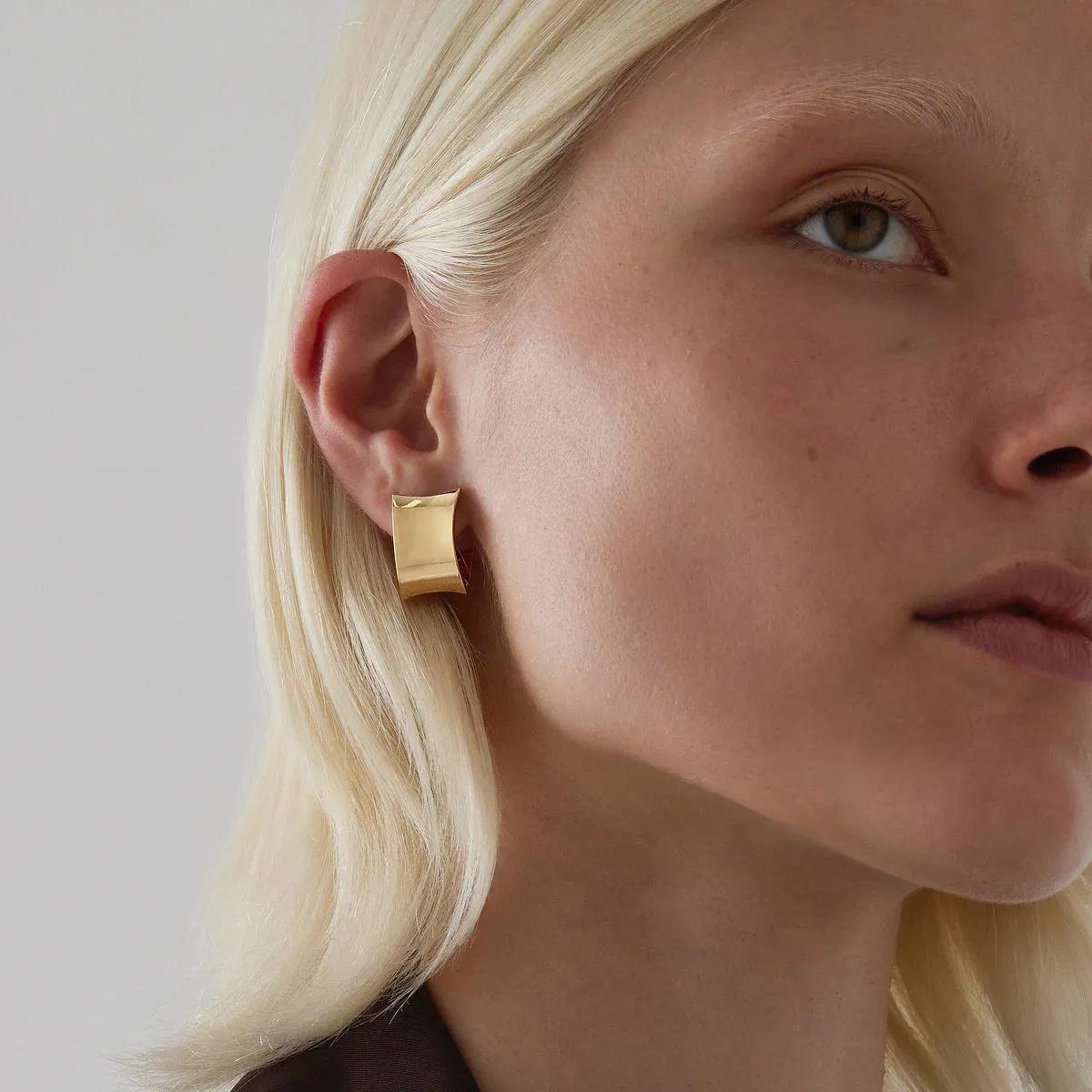 Najo Jewellery Najo - Comet Stud Earrings Gold Plated