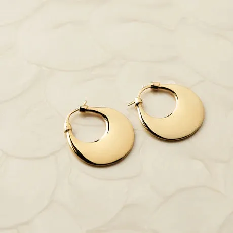 Najo Jewellery Najo - Cresence Hoop Earrings