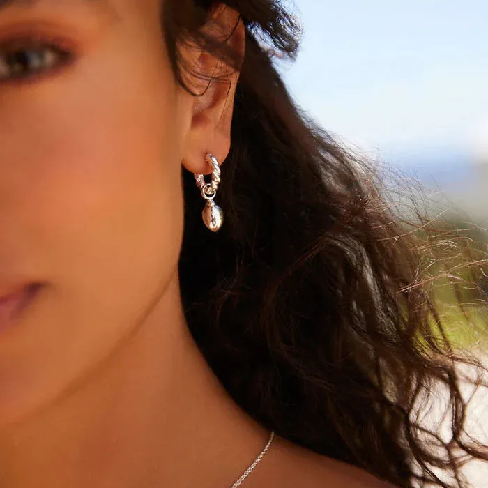 Najo Jewellery Najo - Dew Drop Silver Earrings