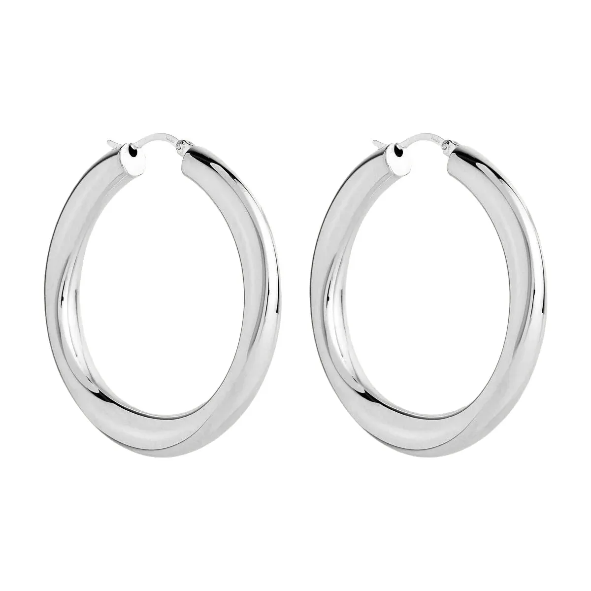 Najo Jewellery Najo - Dune Hoop Earring Silver
