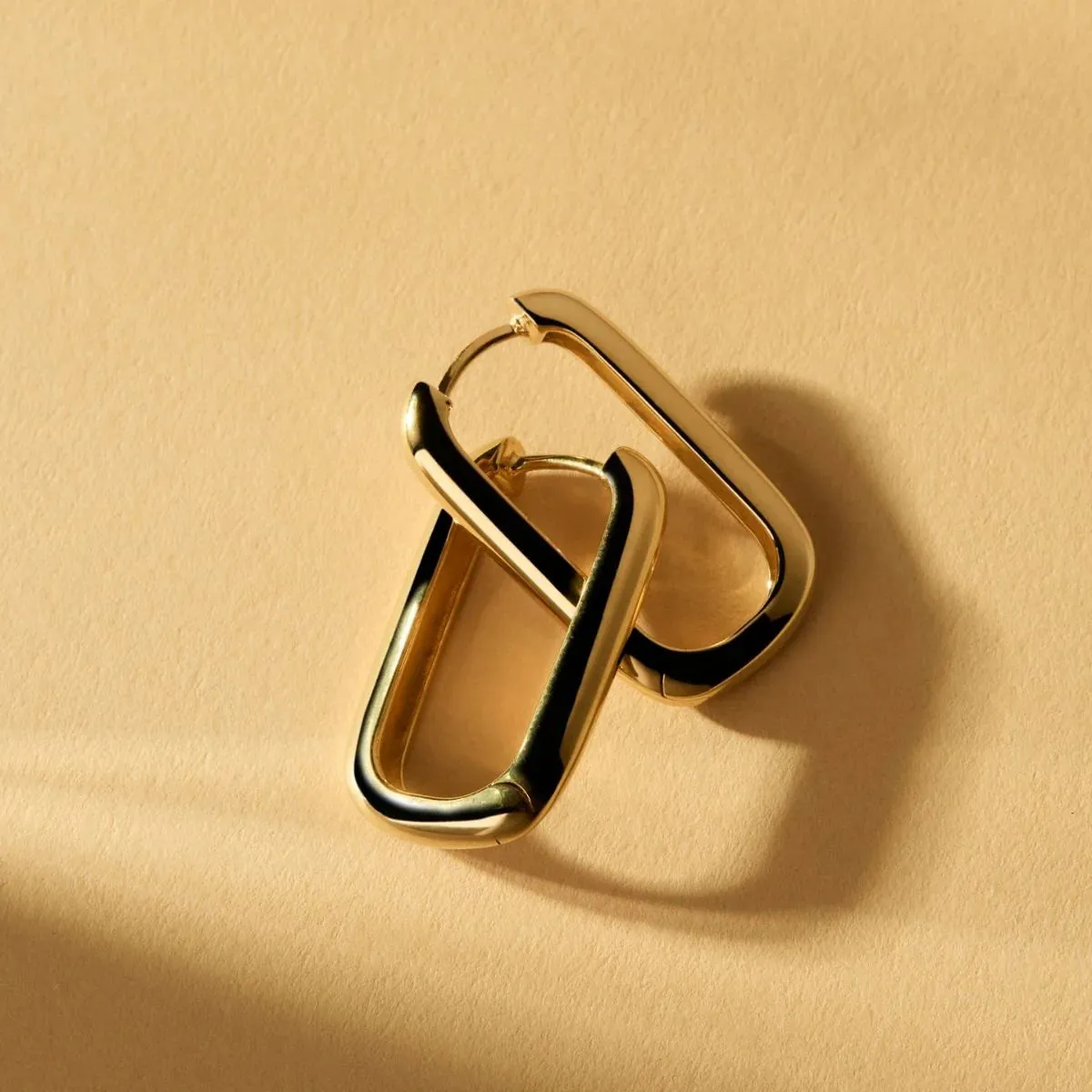 Najo Jewellery Najo - Elemental Hoop Earring Gold Plate