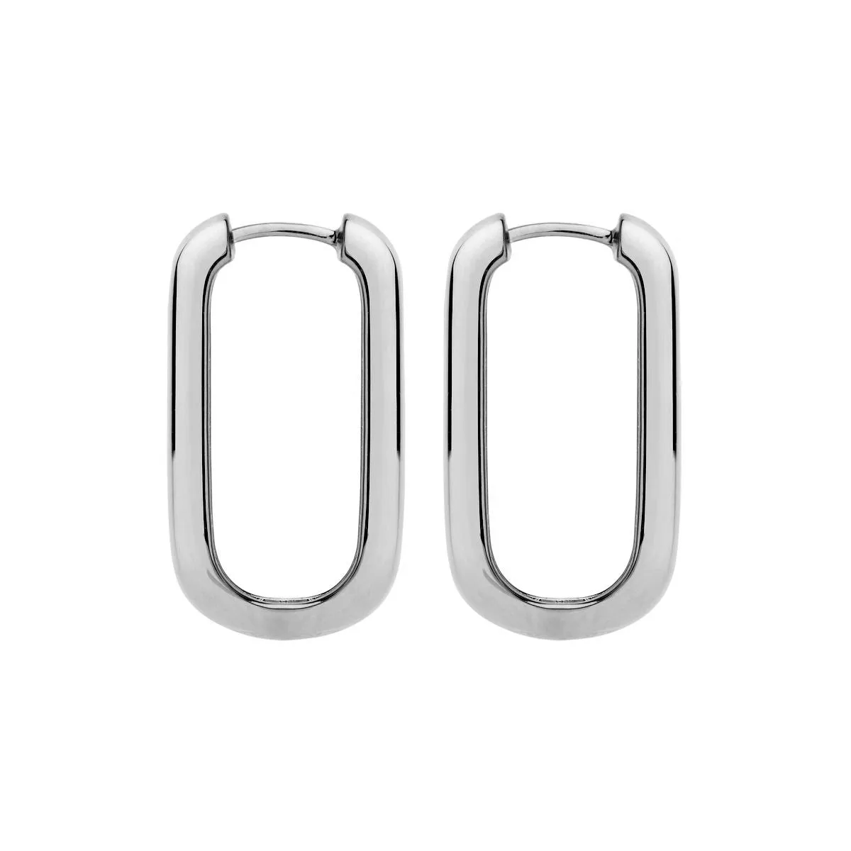 Najo Jewellery Najo - Elemental Hoop Earrings Silver