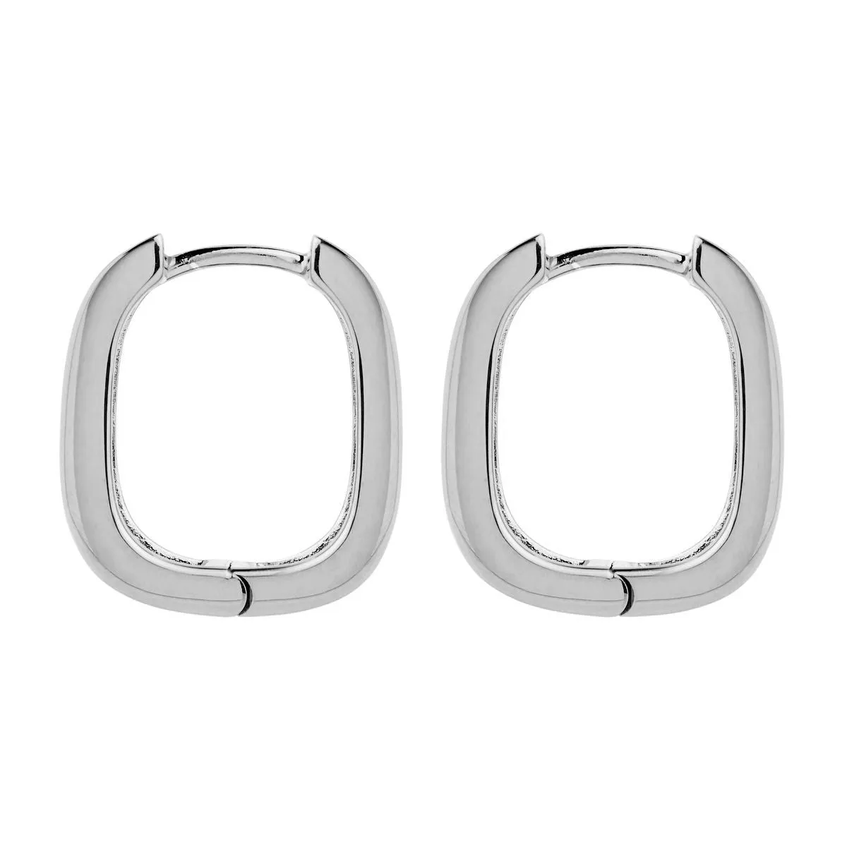 Najo Jewellery Najo - Elysium Hoop Earrings Silver