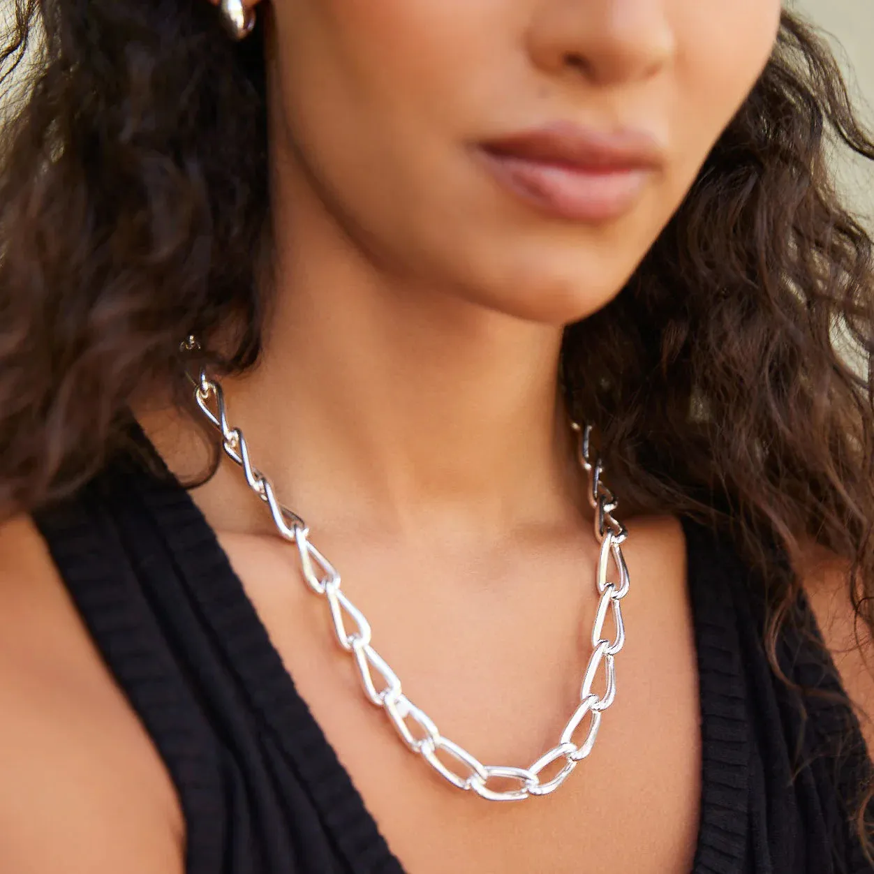 Najo Jewellery Najo - Eternita Silver Necklace 47cm