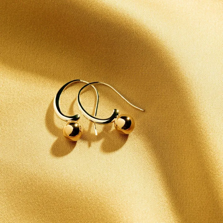 Najo Jewellery Najo - Fern Two-Tone Earrings