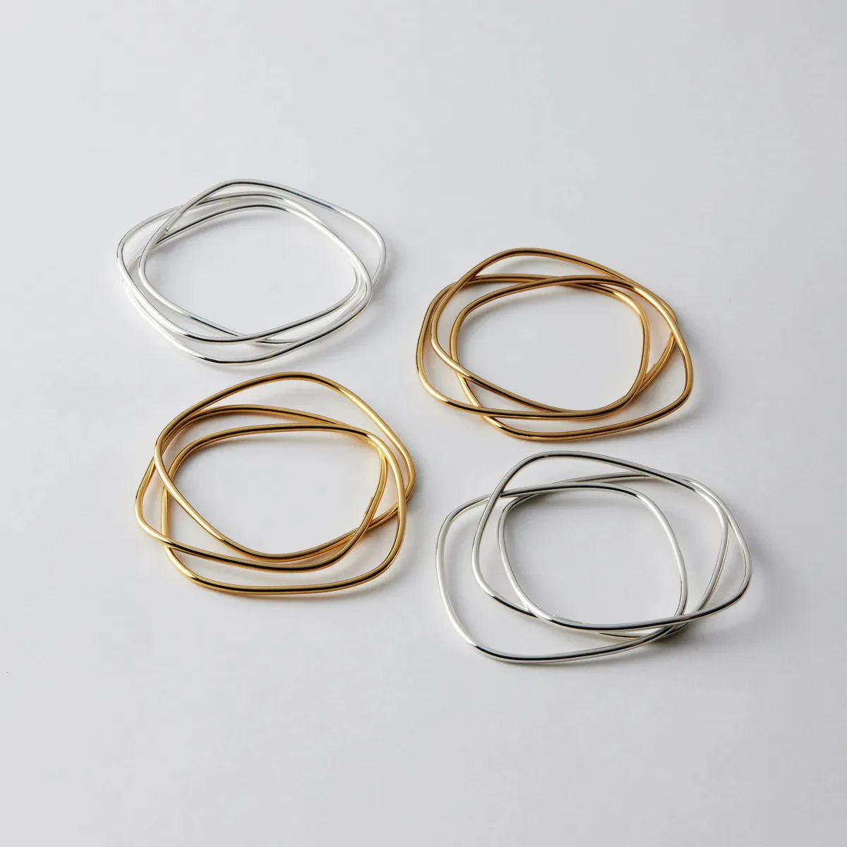 Najo Jewellery Najo - Galaxy Bangle Gold Plated
