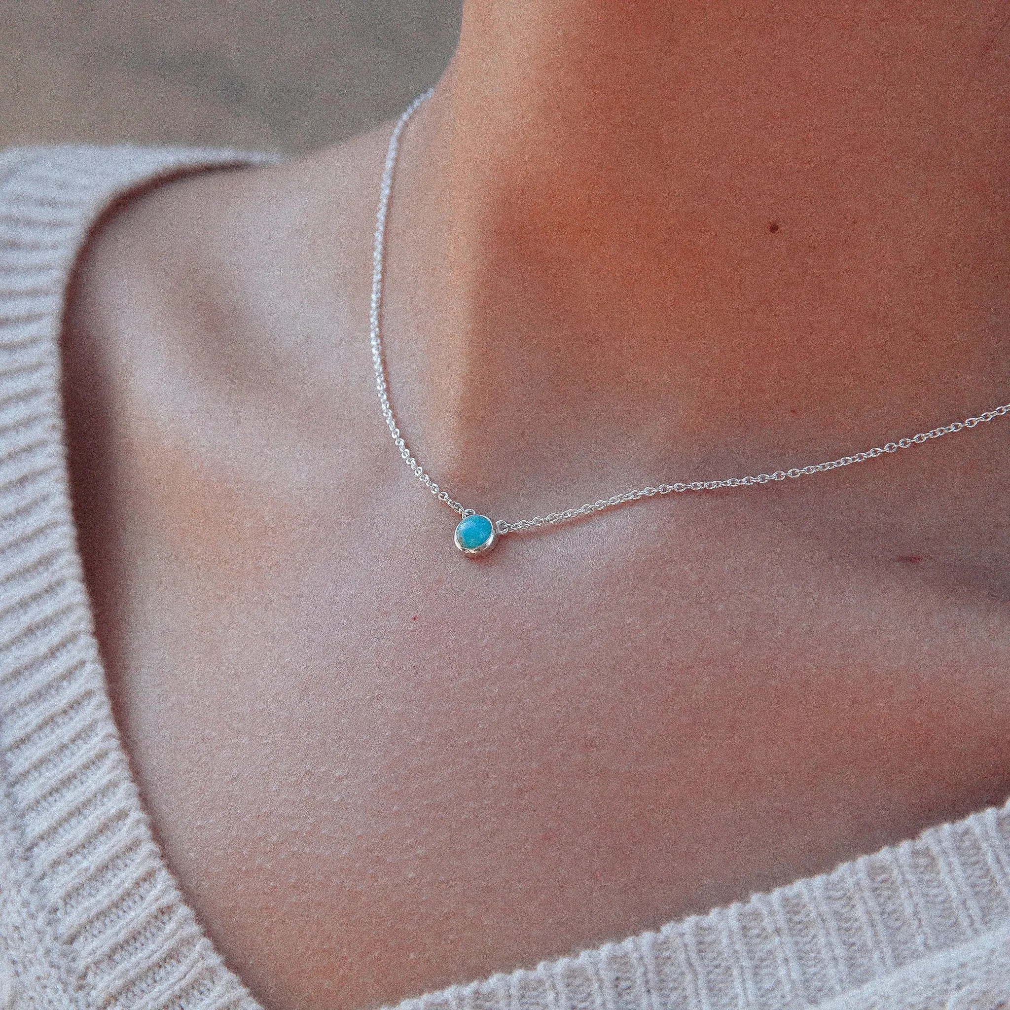 Najo Jewellery Najo - Heavenly Turquoise Silver Necklace