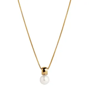 Najo Jewellery Najo - Idyll Pearl Necklace Yellow Gold