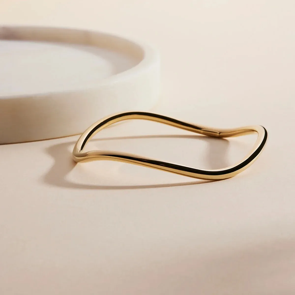 Najo Jewellery Najo - Island of Dreams Bangle Gold Plated 65mm