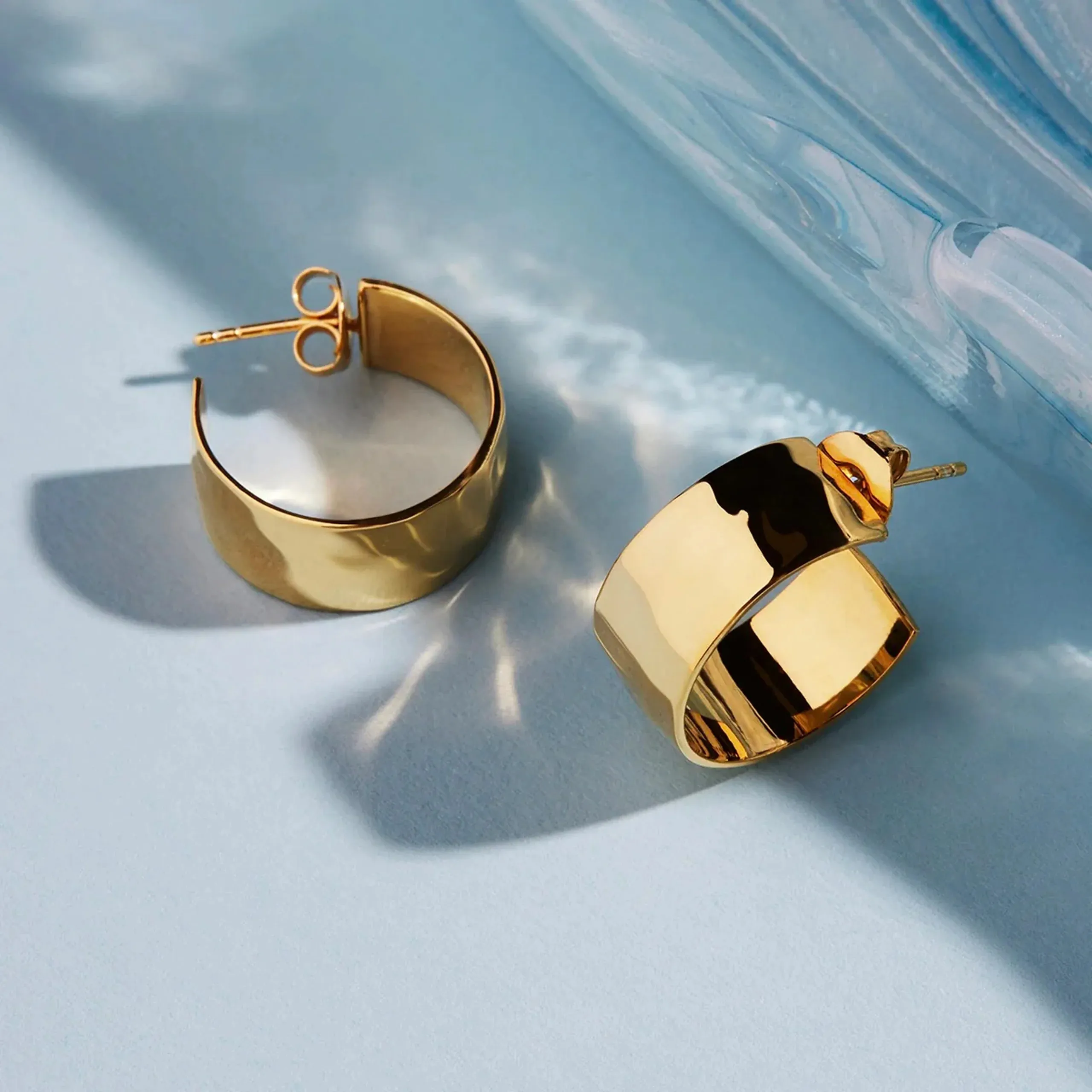 Najo Jewellery Najo - La Dolce Vita Hoop Earrings Gold Plated