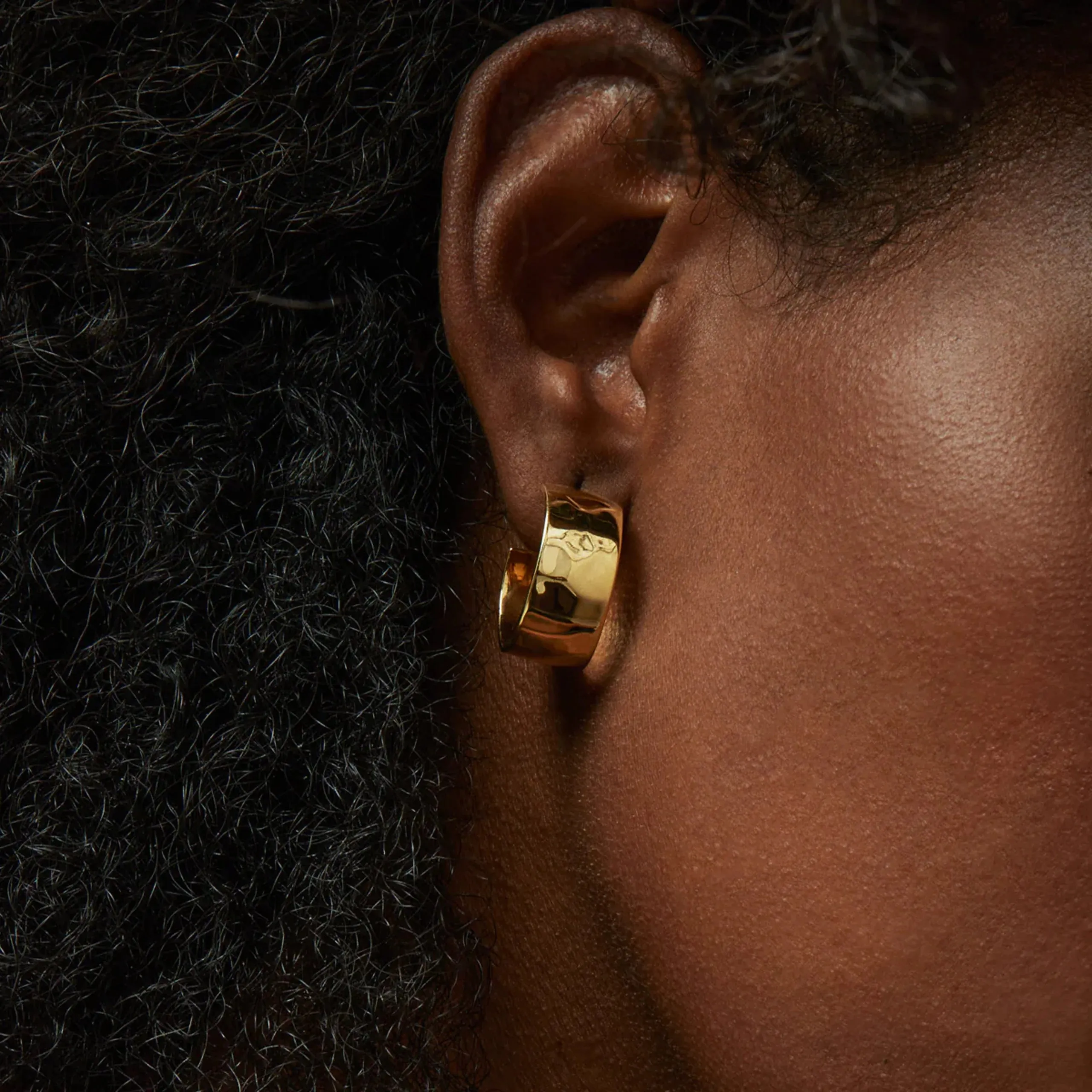 Najo Jewellery Najo - La Dolce Vita Hoop Earrings Gold Plated