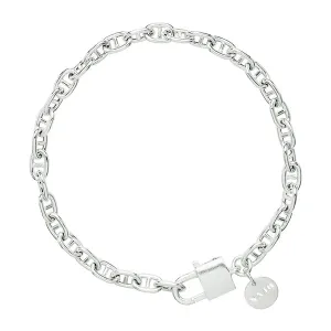 Najo Jewellery Najo - Love Lock Silver Chain Bracelet