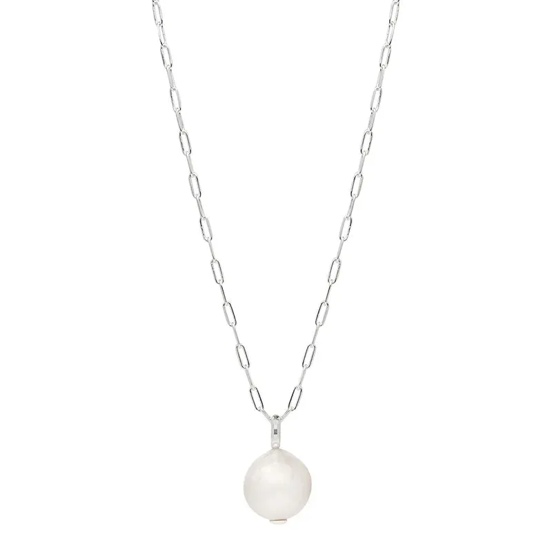 Najo Jewellery Najo - Moonpool Pearl Necklace Silver