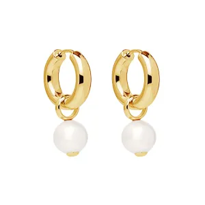 Najo Jewellery Najo - Ms Perla Yellow Gold Plated Earring