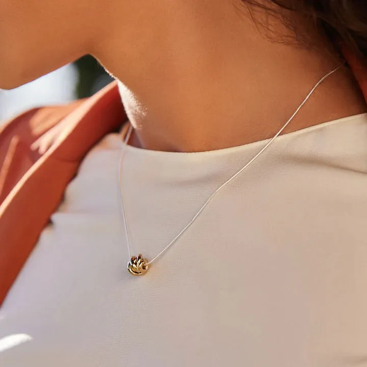 Najo Jewellery Najo - Nest Necklace Silver and Gold Plated