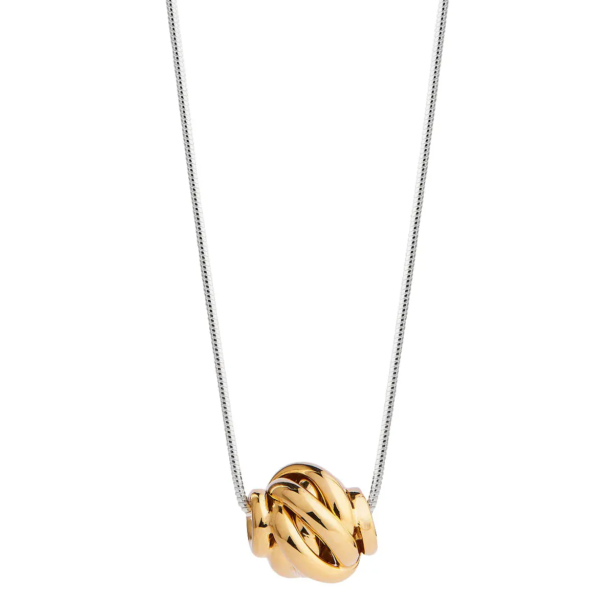 Najo Jewellery Najo - Nest Necklace Silver and Gold Plated
