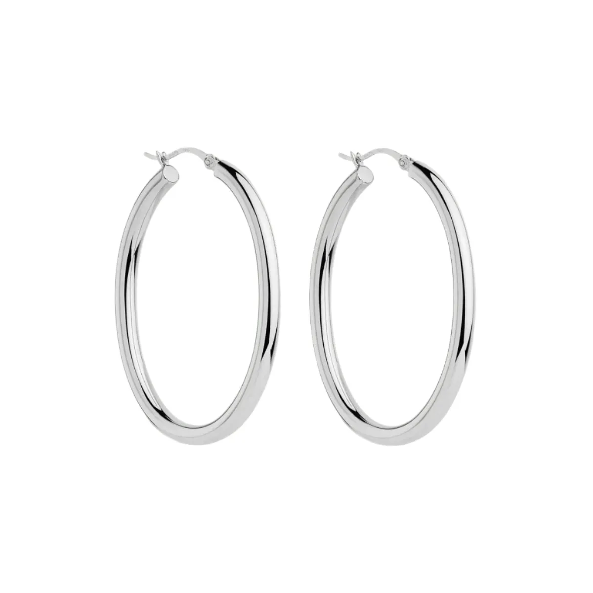 Najo Jewellery Najo - Orbit Hoop Earrings Silver