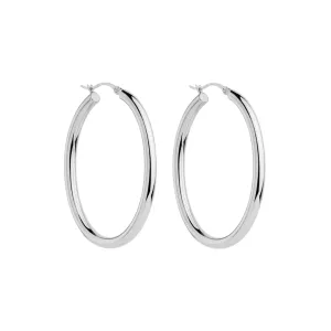 Najo Jewellery Najo - Orbit Hoop Earrings Silver