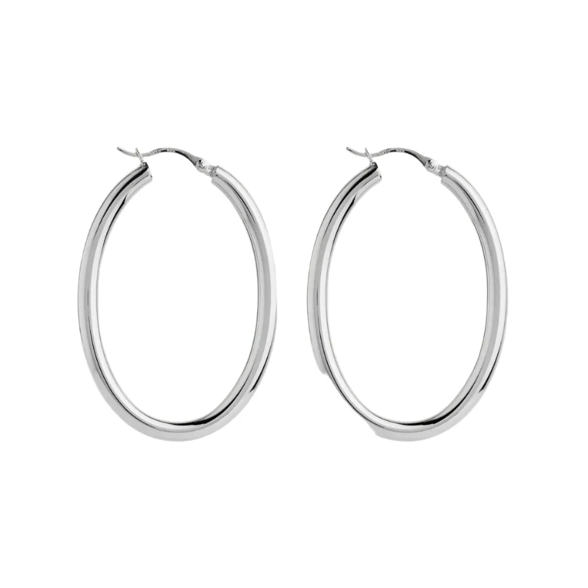 Najo Jewellery Najo - Orbit Hoop Earrings Silver