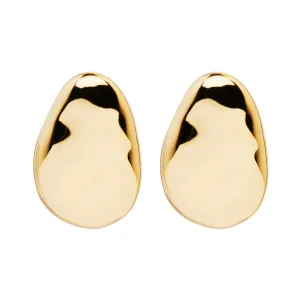 Najo Jewellery Najo - Pebblestone Stud Earrings Gold Plated