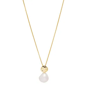 Najo Jewellery Najo - Renaissance Pear Necklace Gold Plated