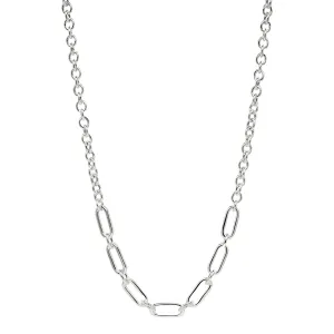 Najo Jewellery Najo - Sentiero Oval Link Chain Necklace Sterling Silver