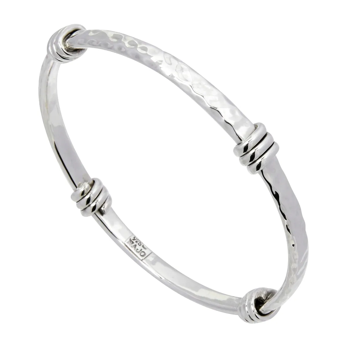 Najo Jewellery Najo - Silver Amarres Bangle - Sterling Silver (64mm)