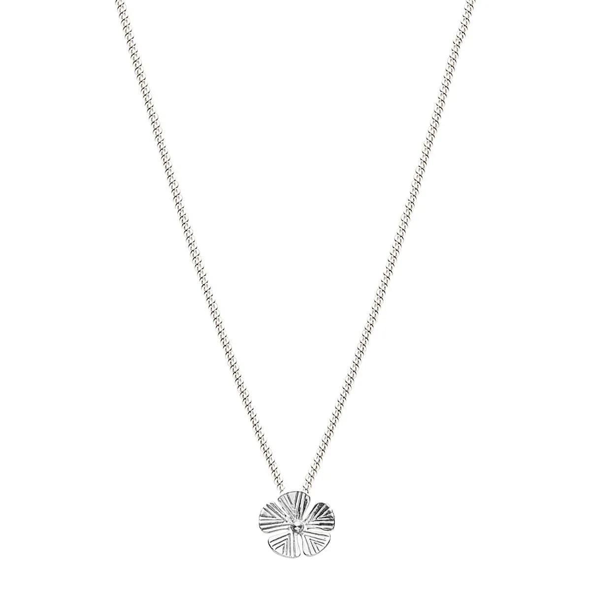 Najo Jewellery Najo - Silver Flower Pendant