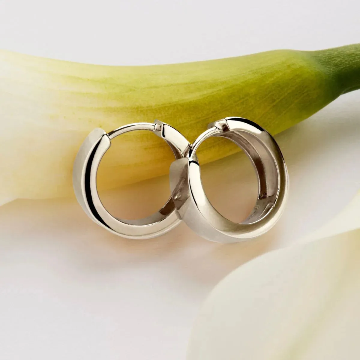 Najo Jewellery Najo - Stella Huggie Earrings Silver