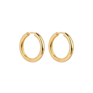Najo Jewellery Najo - Subtle Huggie Earring Yellow Gold