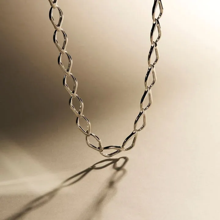 Najo Jewellery Najo - Summer Leaf Necklace Silver