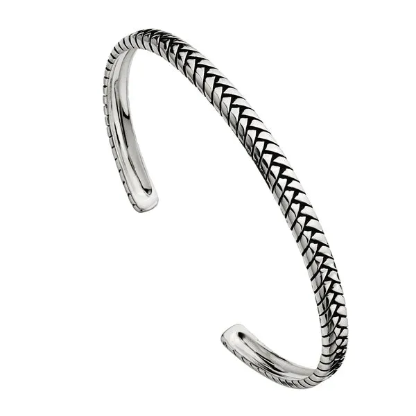 Najo Jewellery Najo - Tessera Mens Oxidised Cuff