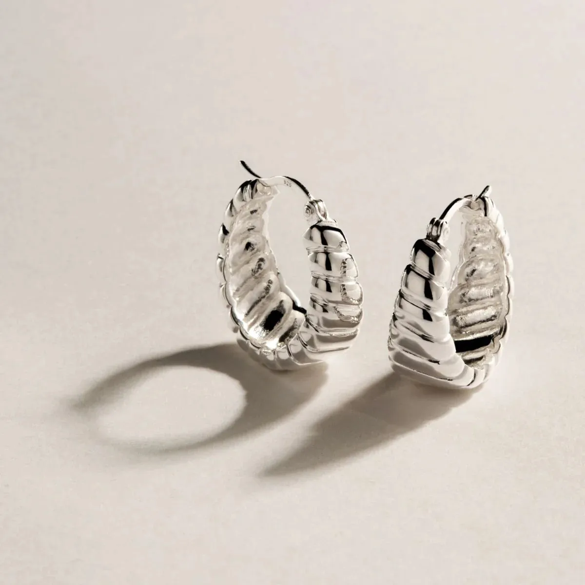 Najo Jewellery Najo - Thalassa Hoop Earring Silver