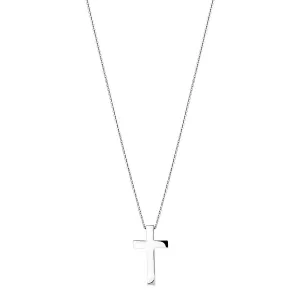 Najo Jewellery Najo - The Cross Mens Silver Necklace