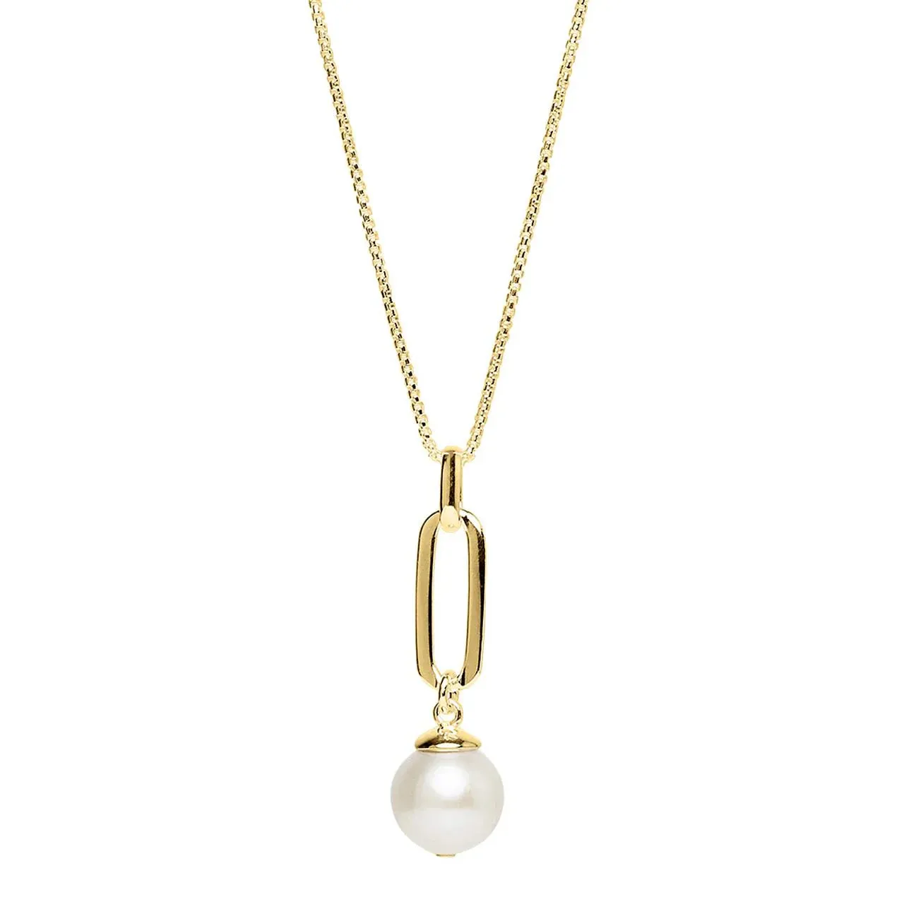Najo Jewellery Najo - The Enchantress Pearl Necklace Gold Plated