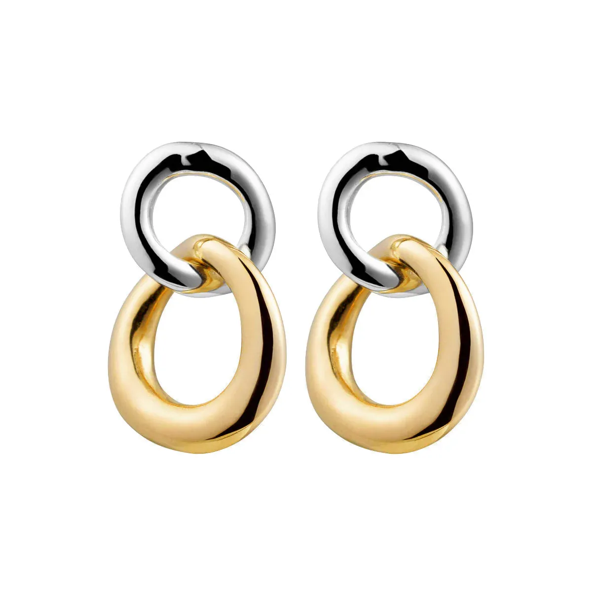 Najo Jewellery Najo -  Tranquila Two Tone Stud Earrings