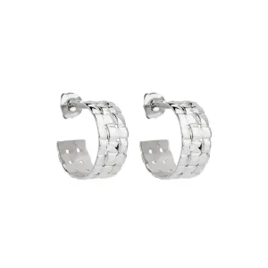 Najo Jewellery Najo - Weave Stud Hoop Earring