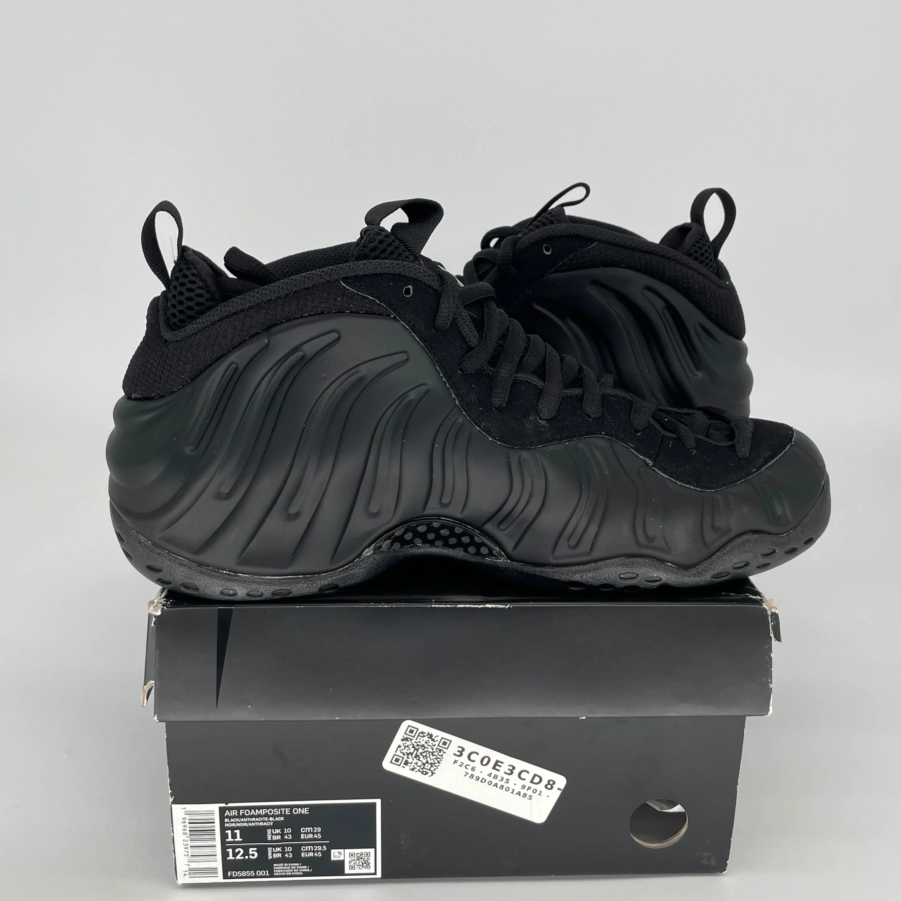 NIKE AIR FOAMPOSITE ONE ANTHRACITE SIZE 11 FD5855-001