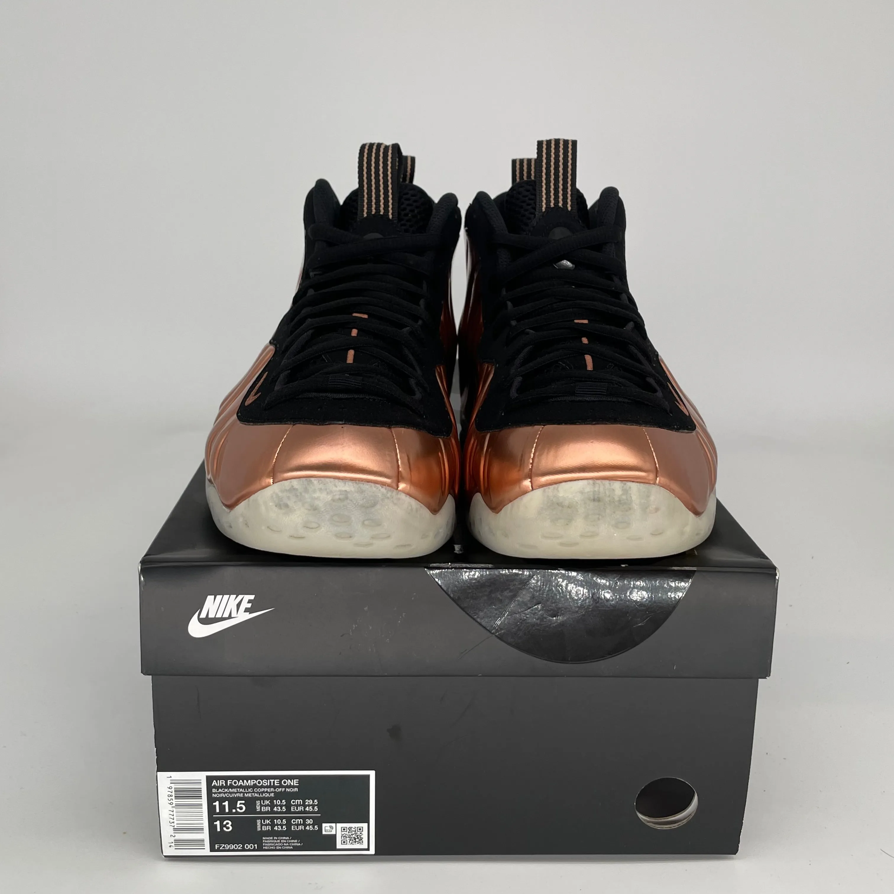 NIKE AIR FOAMPOSITE ONE COPPER SIZE 11.5 FZ9902-001
