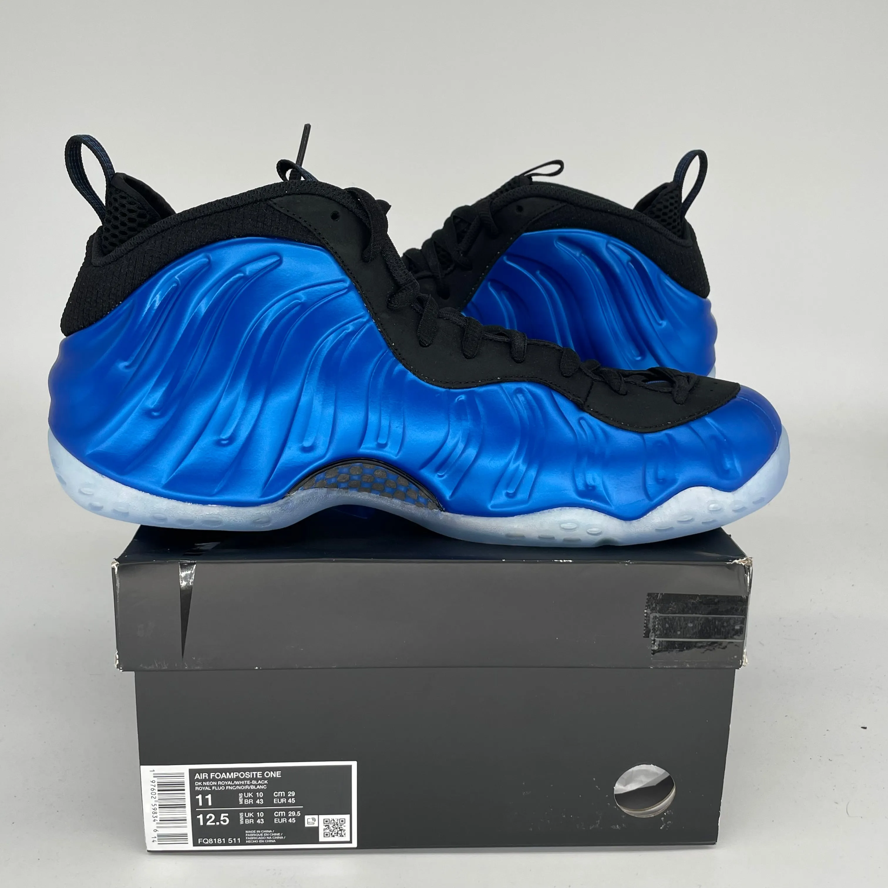 NIKE AIR FOAMPOSITE ONE INTERNATIONAL BLUE SIZE 11 FQ8181-511