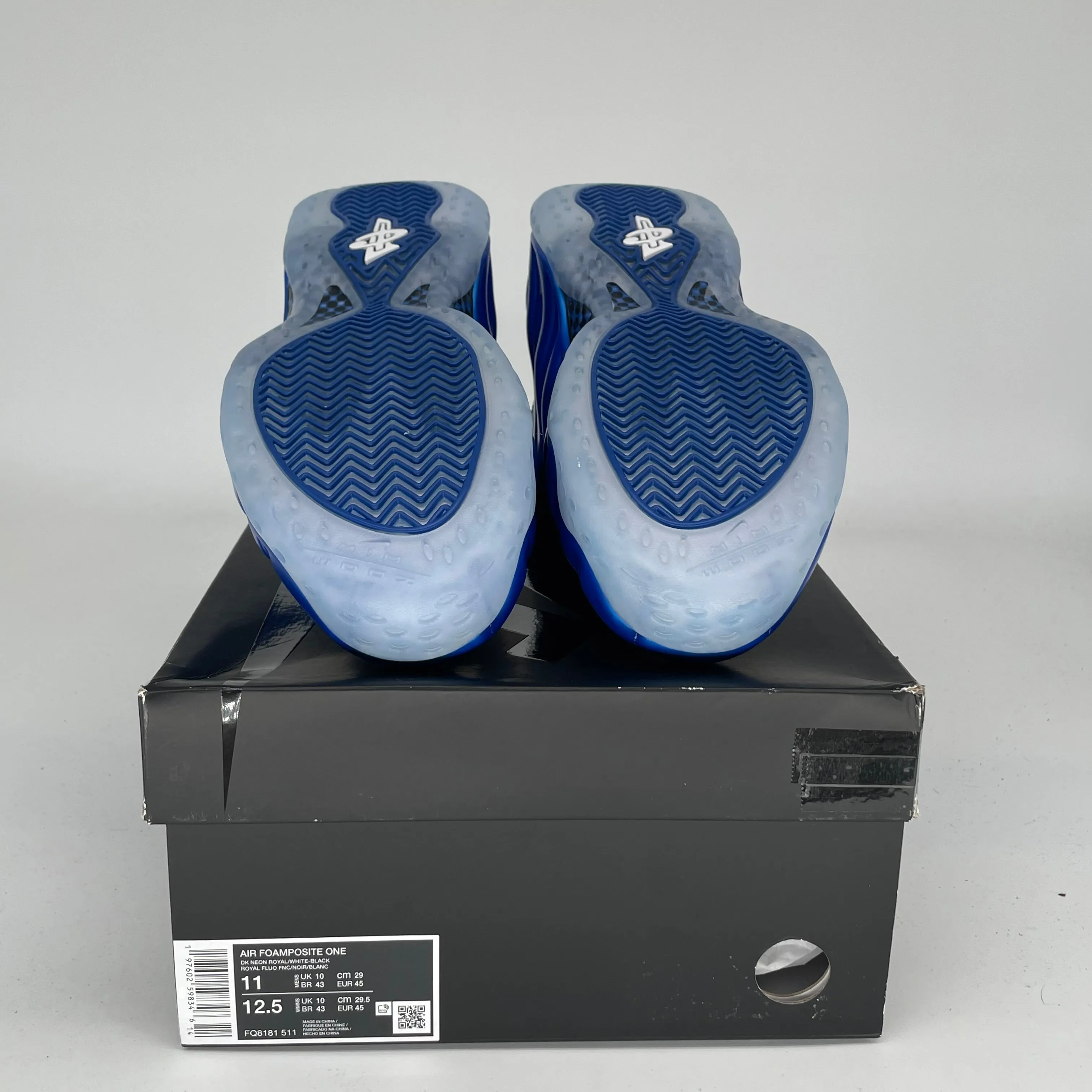 NIKE AIR FOAMPOSITE ONE INTERNATIONAL BLUE SIZE 11 FQ8181-511