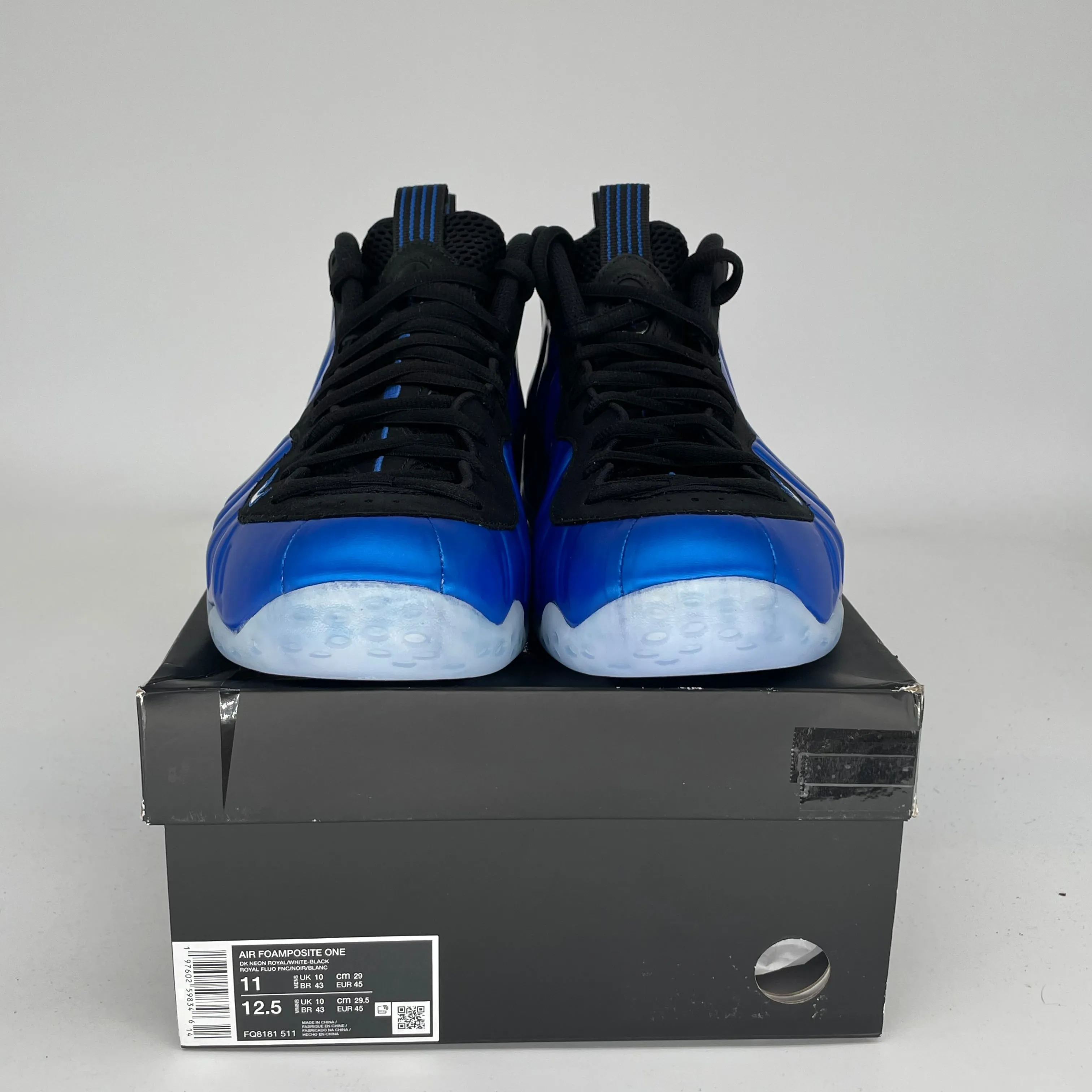 NIKE AIR FOAMPOSITE ONE INTERNATIONAL BLUE SIZE 11 FQ8181-511