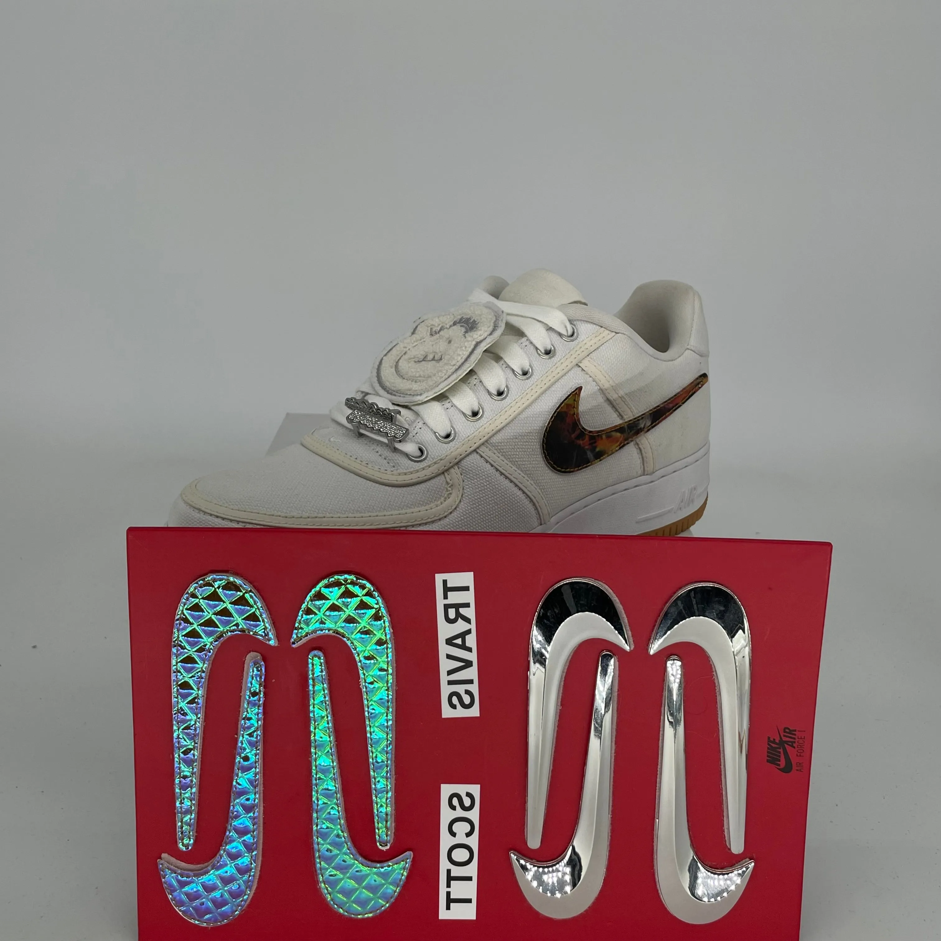 NIKE AIR FORCE 1 LOW TRAVIS SCOTT AF100 SIZE 10 AQ4211-100