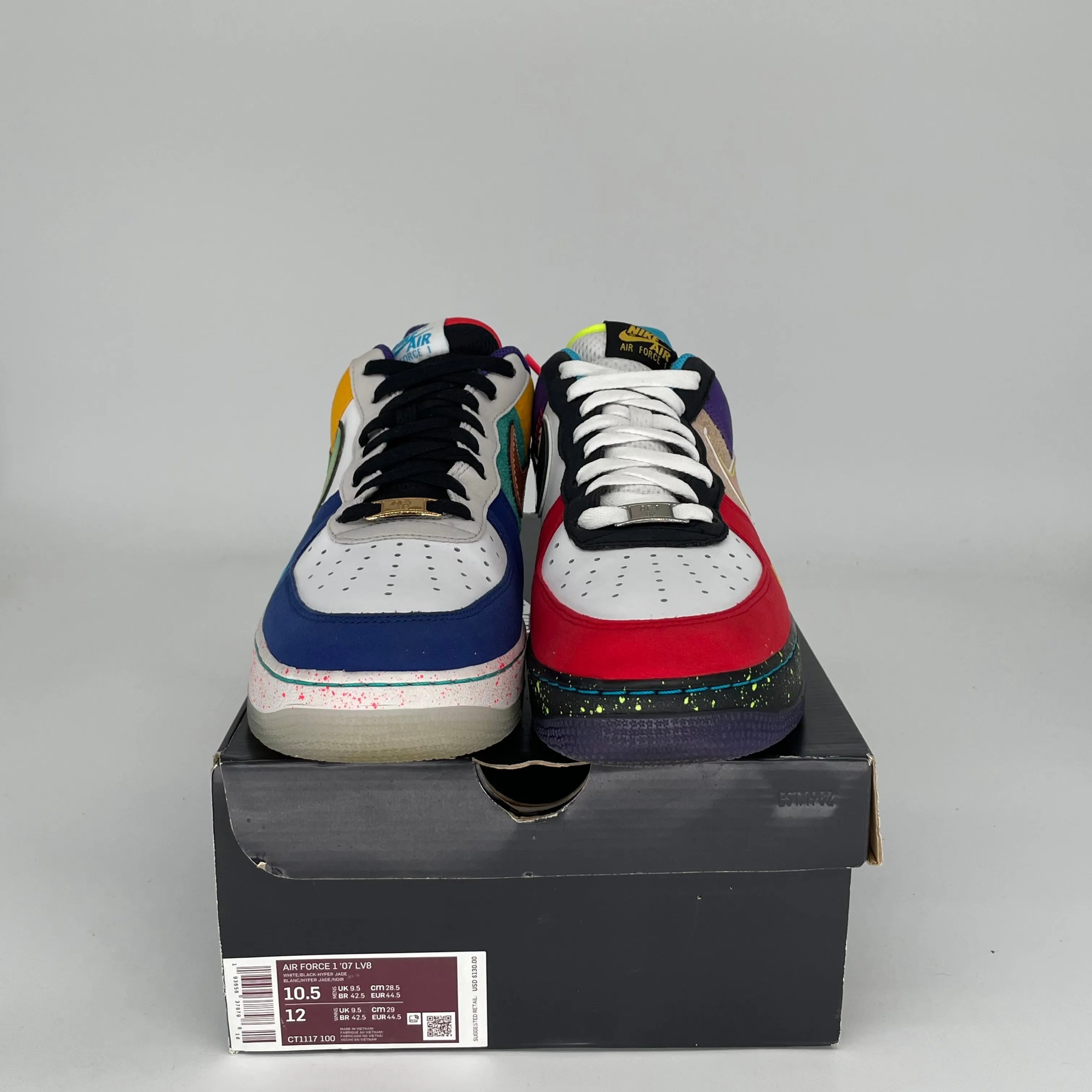 NIKE AIR FORCE 1 LOW WHAT THE LA SIZE 10.5 CT1117-100