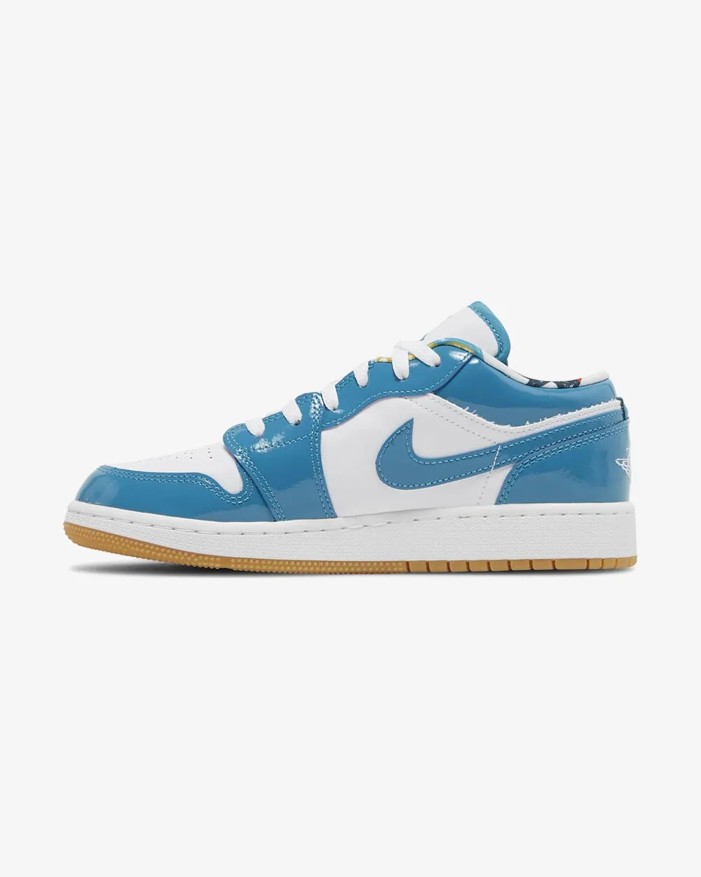 NIKE AIR JORDAN1 LOW SE GS BARCELONA CYBER TEAL (NEW)