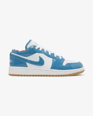 NIKE AIR JORDAN1 LOW SE GS BARCELONA CYBER TEAL (NEW)