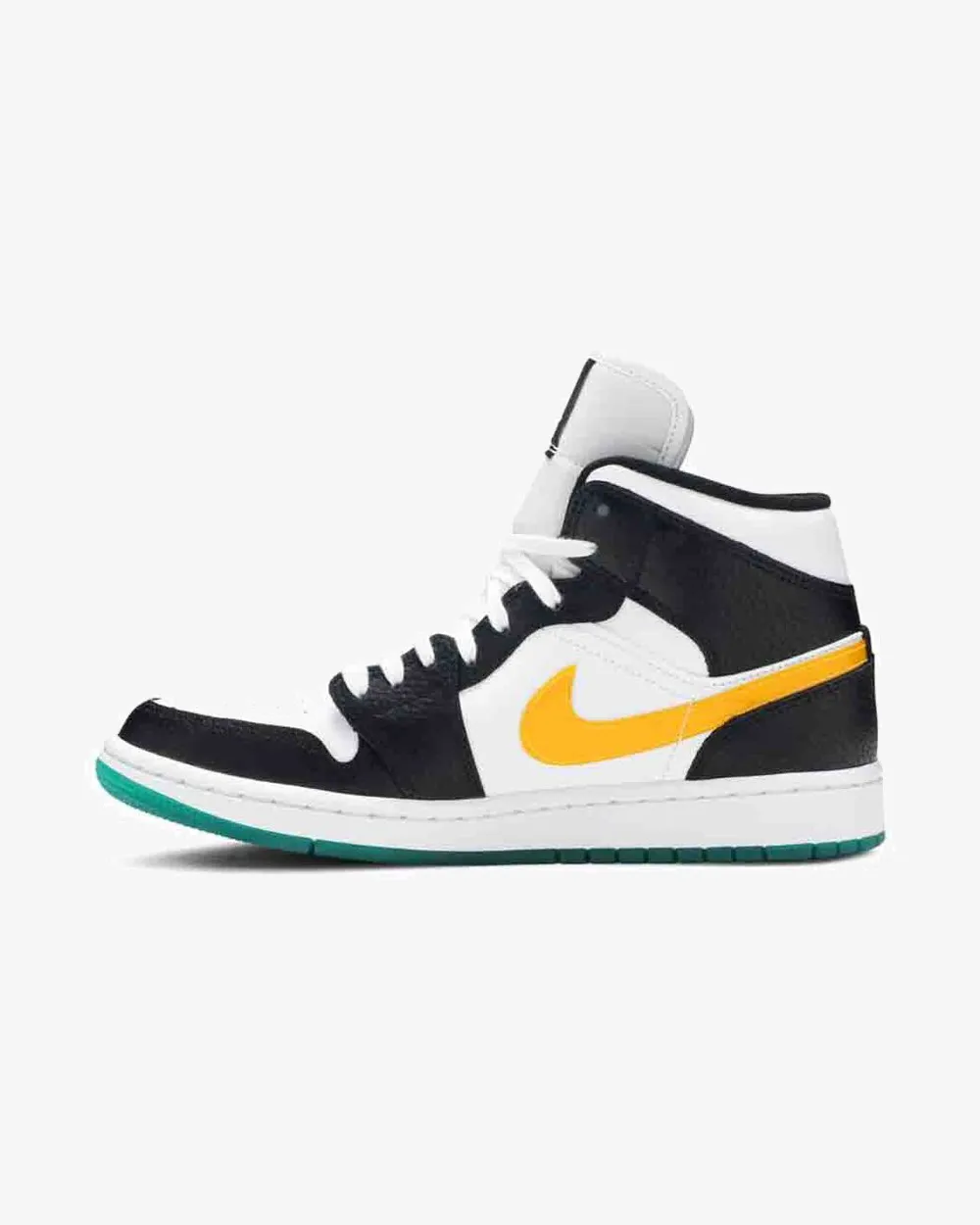 NIKE AIR JORDAN1 MID ALTERNATE SWOOSHES RED YELLOW -